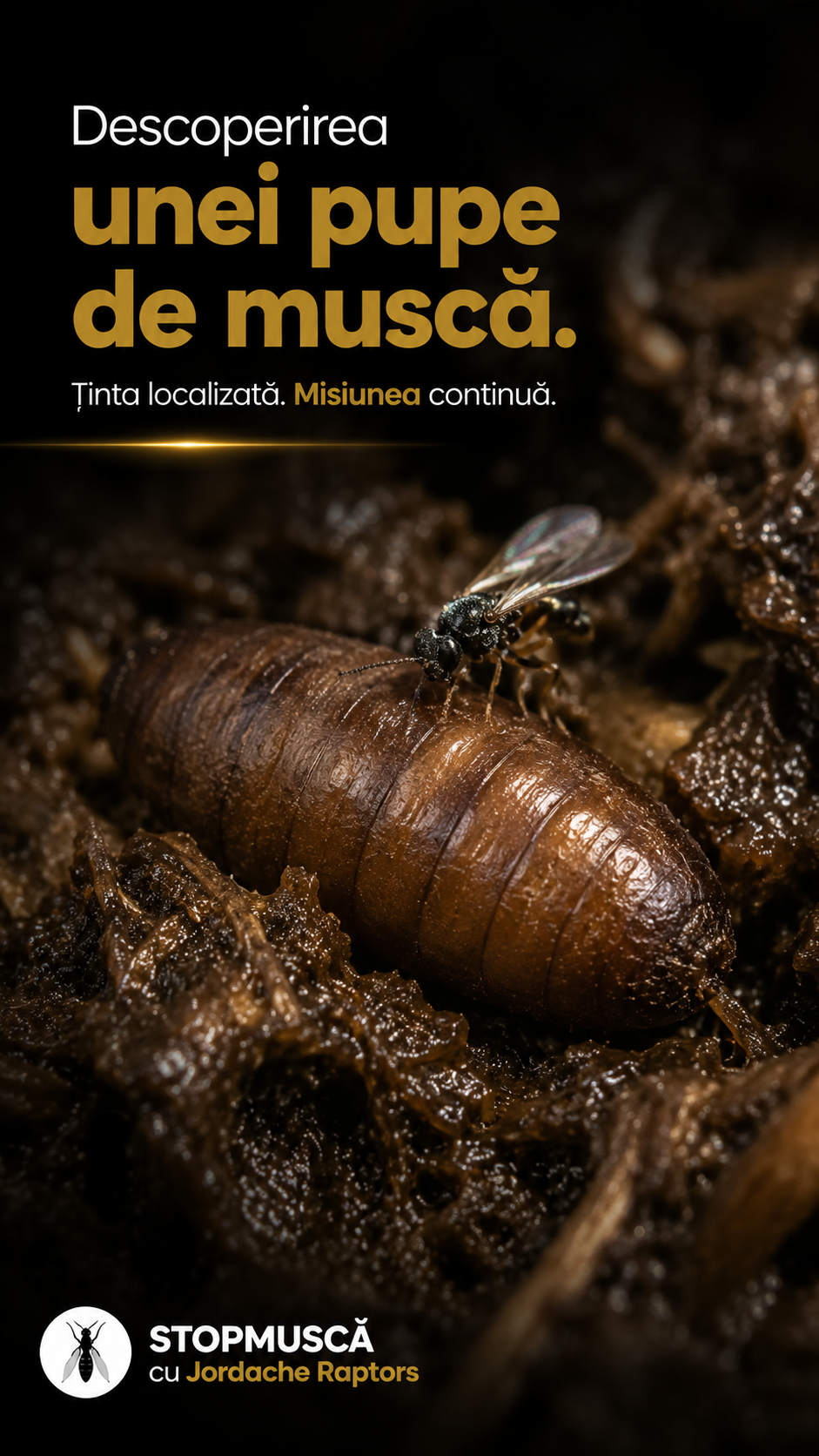 Descoperirea unei pupe de muscă